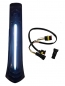 Preview: Kaskade/Frontschild mit LED-Leiste - GASOLINA - Vespa Primavera/Sprint 50-150 ccm (ab Bj. 2013) - schwarz-glänzend